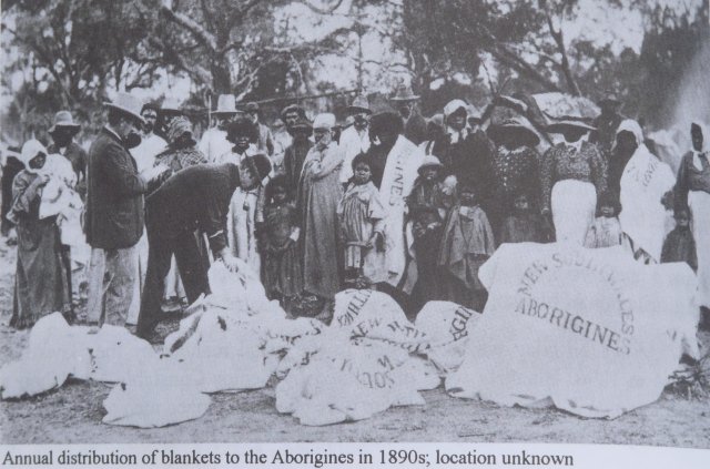 NSW government blanket distribution to Aboriginal people